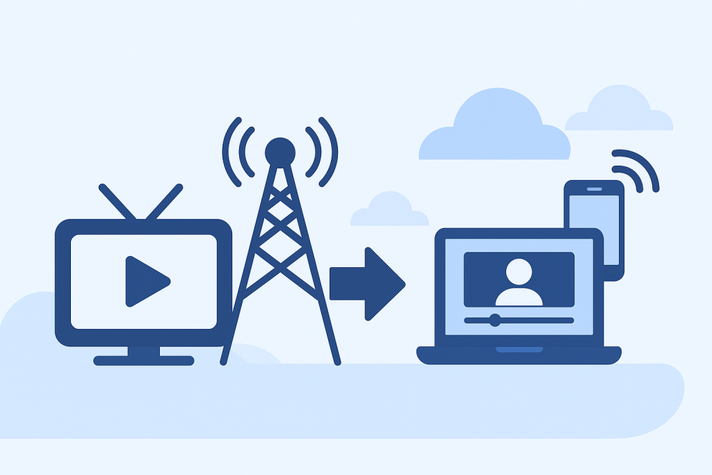 Televizní vysílání se přesouvá do Internetu