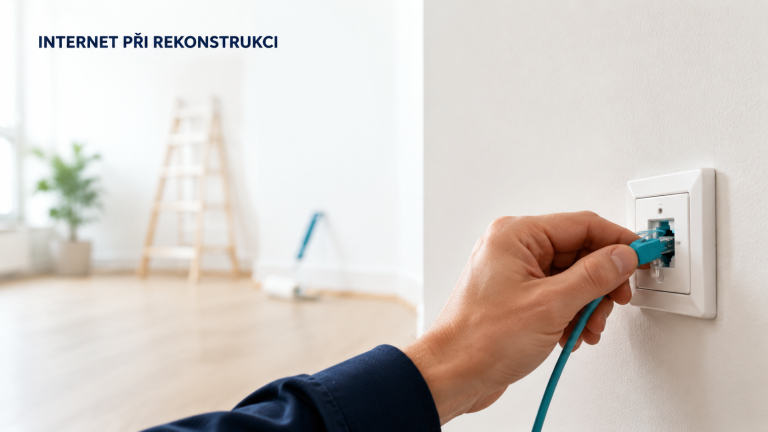 Internet při rekonstrukci bytu